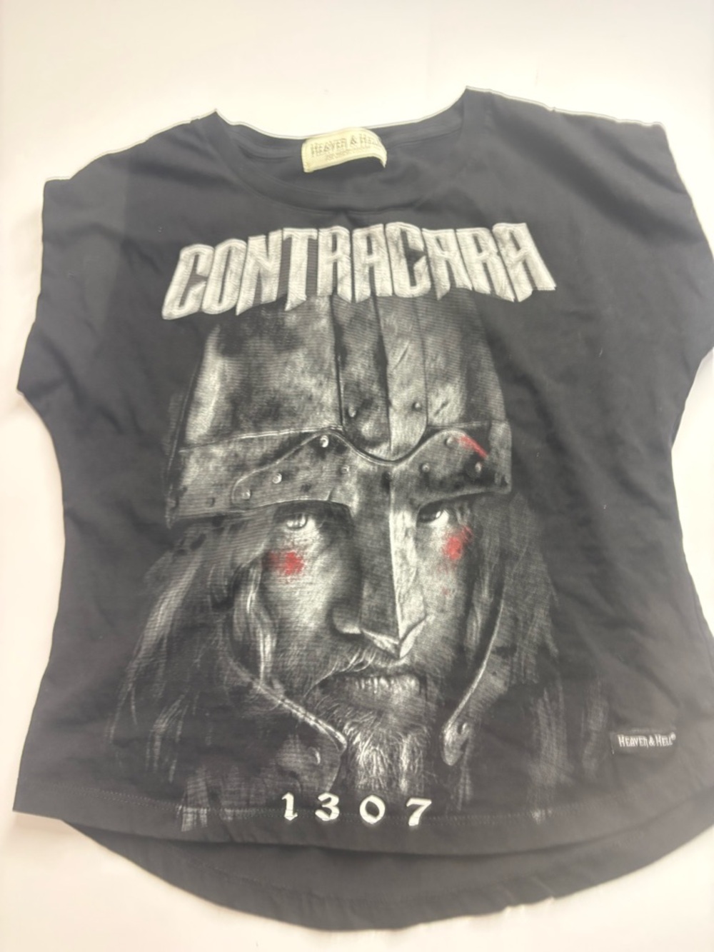 Kids Black 'Contracara' Graphic Tee by Heaven & Hell